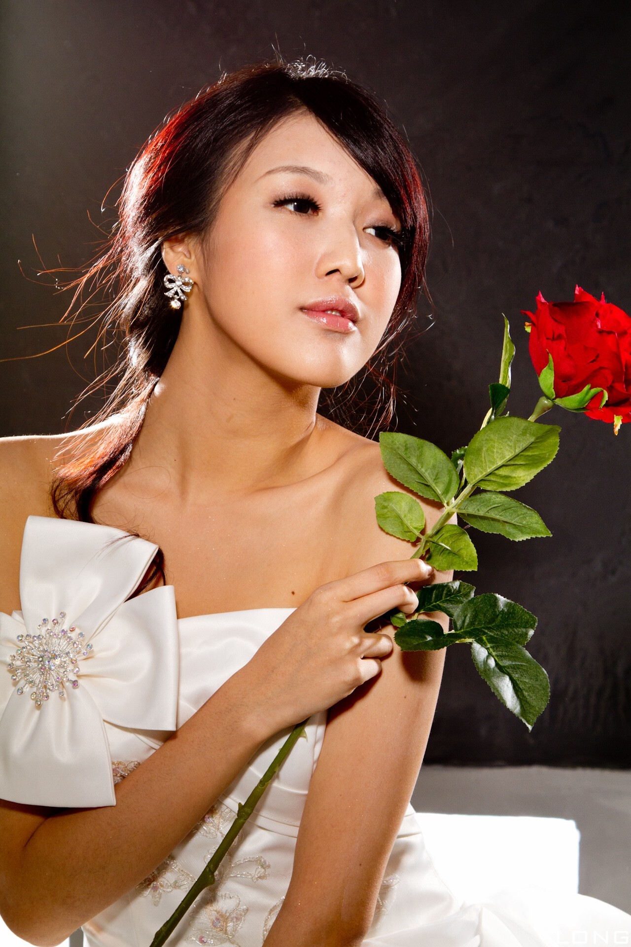 棚拍]Jill 瑋廷 婚紗之白 Beauty性感美女写真套图